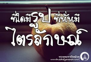จิตของเรา มันคือตัวรู้ที่เป็นกลางๆ เมื่อความคิดผ่านเข้ามา แล้วผ่านไป ทุกข์ก็ยังไม่เกิด เพราะความคิดก็เป็นเพียงรูปชนิดหนึ่ง แต่เมื่อไรเราเผลอสติ สำคัญผิดคิดว่าเราเป็นผู้คิด นามรูปจึงปรากฏตัวทันที แต่ก็ยังเป็นส่วนหนึ่งของเหตุเกิดทุกข์ ยังไม่ใช่ตัวทุกข์ที่เต็มร้อย แต่มันจะก่อเกิดนามรูป อายตนะ ผัสสะ เวทนา อย่างรวดเร็วดุจสายฟ้าแล่บ และมันจะเป็นที่ตั้งลงของกฎธรรมชาติ อนิจจัง ทุกขัง อนัตตา หรือไตรลักษณ์ในทันที เพราะขึ้นชื่อว่ารูป ไม่ว่าหยาบ กลาง ละเอียดขนาดไหน ก็เป็นที่ตั้งของไตรลักษณ์ได้หมด แต่กฎไตรลักษณ์จะไม่สามารถ เข้าถึงนามหรือปรมัตถะสภาวะได้เลย เพราะไม่มีที่เกาะเกี่ยว ไม่มีเหตุให้ปรุงแต่งได้
